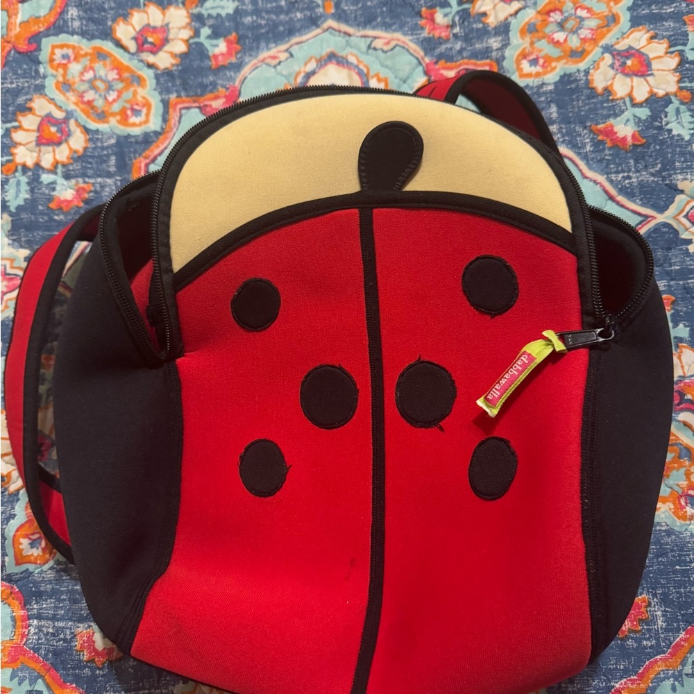 Red and Black Ladybug Backpack